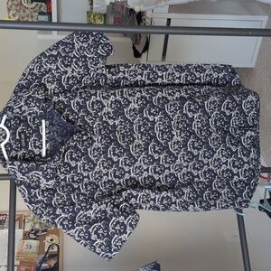 Dark Seas Division Button Up Shirt Martini   Print Short Sleeve Medium